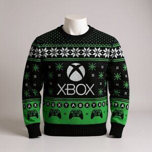 New in Package Xbox Winter Sweater – NIP – XS – Cozy Gamer Sweatshirt